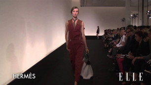 'Hermes 2013 SS Runway Show Paris Fashion Week ELLE TV'