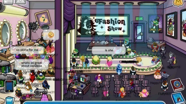 'Frosty Badge Videos: Meeting DJ Cadence at the Club Penguin Fashion Show of 2012'