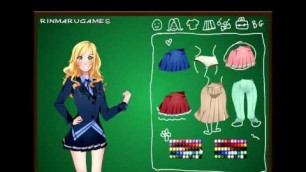 '♥ Anime school girl dress up game ♥'