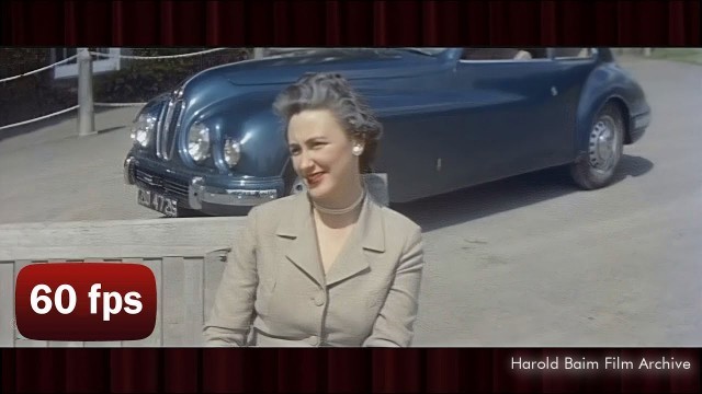 '[60 fps] 1950\'s Irish Fashion Film |  Sybil Connolly 1957 - AI Enhanced'