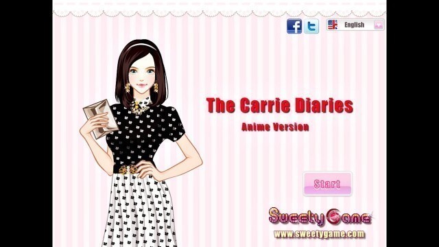 'The Carrie Diaries (Anime Version) - Online Dress Up Fashion Games for Girls Teens'