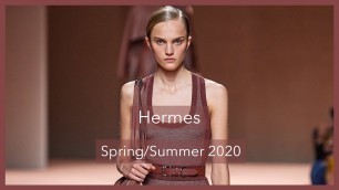 'A 60 Second ⏱ Fashion Review of the Hermes #SS20 #PFW show'