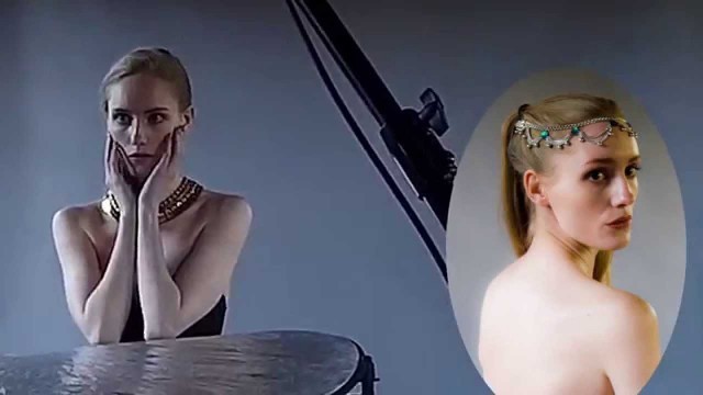 'Behind the scenes- Model Jodie in high fashion photoshoot'