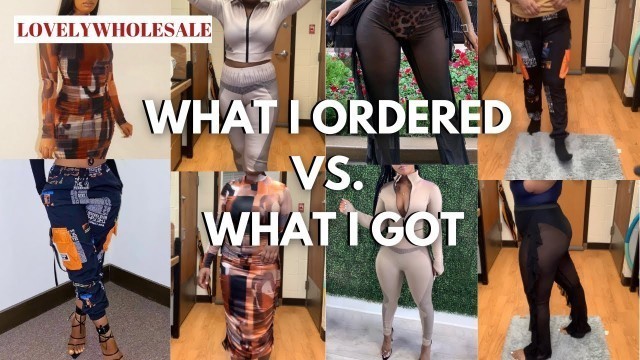 'What I Ordered Vs. What I Got // LOVELYWHOLESALE TRY ON HAUL // REVIEW'