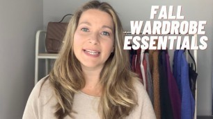 'FALL ESSENTIALS | FALL WARDROBE BASICS | FASHION OVER 40'