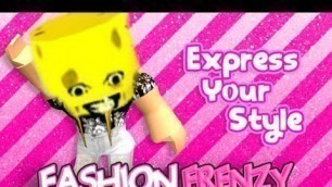 'ROBLOX | FASHION FRENZY SPONGEY | LIVE'