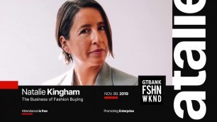 'Natalie Kingham teaches the business of fashion buying || 2019 GTBank Fashion Weekend'