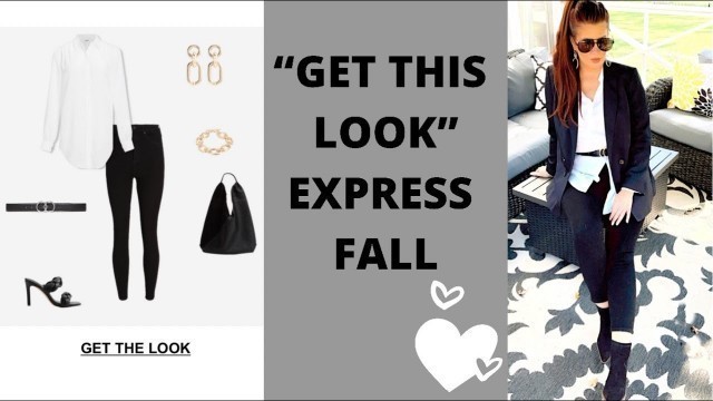 'GET “THIS LOOK”/EXPRESS/BLACK AND WHITE FALL EDITION/ FASHION OVER 50'