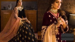 'Zainab Chottani Luxury Velvet Fall Winter Collection 2021(@Fashion Club )'