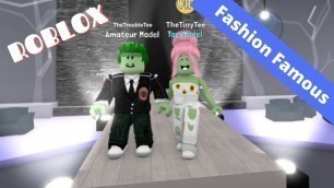 'My Dad fails at Fashion Famous | Roblox Fashion Frenzy'