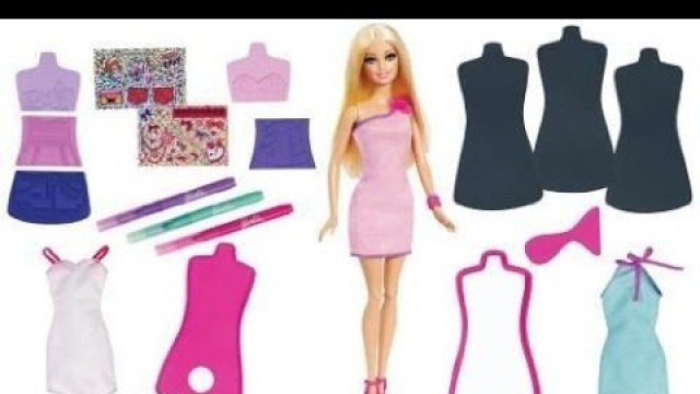 'BARBIE FASHION DESIGN PLATES NEW DRESS#designe Neuen Style deiner Barbie # INSIDE OUT'