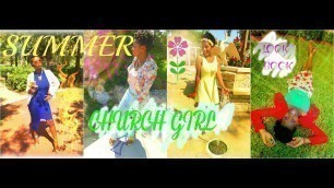 'CHURCH GIRL SUMMER LOOKBOOK 2016 | BERRYFAE| STYLE|'