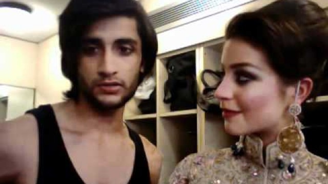 'Erica Catrina  interview Male Model at Pakistan Fashion Show'