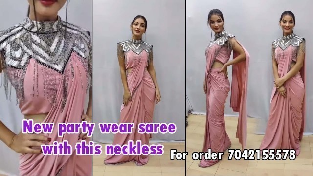 'New one minute saree with shrug | Rohit fashion  club'