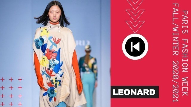 'LEONARD Paris Fashion Week Fall/Winter 2020/2021 #leonard #ParisFashionWeek #fallwinter #PFW #runway'