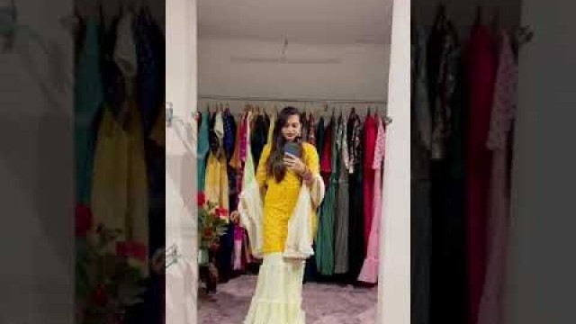 'New plazo ghararra with dupatta | Rohit fashion club'