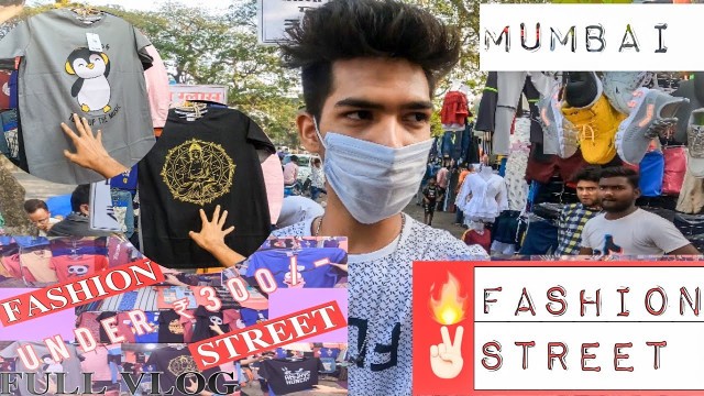 'FASHION STREET VLOG || CHURCH GATE CLOTHS SHOPS UNDER ₹500/- BEST PRINTED T-SHIRTS'