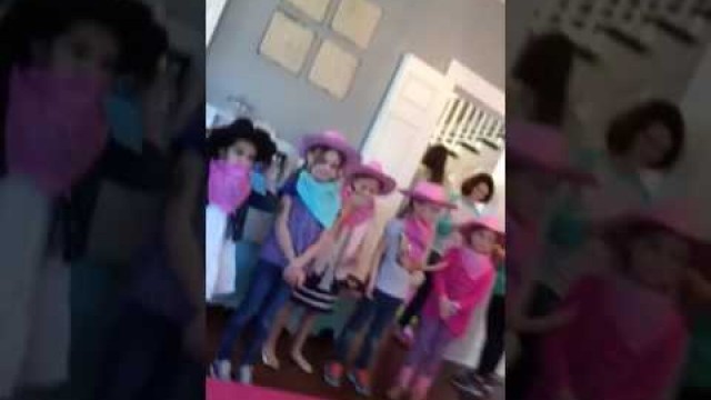 'Cowgirl bday party fashion show'