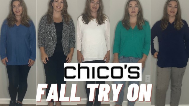 'CHICO\'S FALL TRY ON | FASHION OVER 40 | WORK & CASUAL LOOKS'