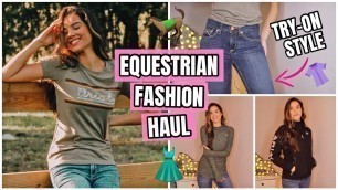 'HUGE EQUESTRIAN TRY-ON HAUL! | ARIAT'