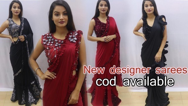 'Latest wine one minute saree |Rohit fashion club'