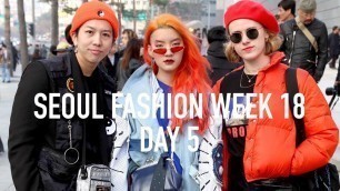 'SEOUL FASHION WEEK\'18 - day 5 #ootd  | Ms.Shangrila'