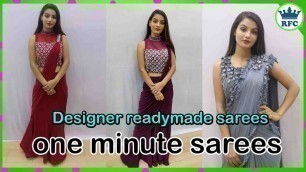 'designer readymade sarees | rohit fashion club'