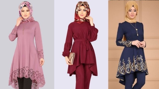 'Short frocks with Hijab style||Fashion Star'