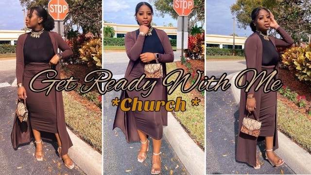 '#GRWM Get Ready With Me | Sunday | Church #fashion #morningroutine'