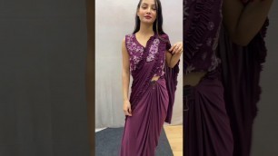 'New latest frill saree for parties | Rohit fashion club'