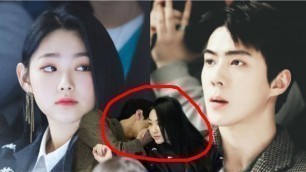 'The 2019 F/W Seoul Fashion Week | EXO’s Sehun and gugudan’s Mina Spotted Whispering at Each Other'