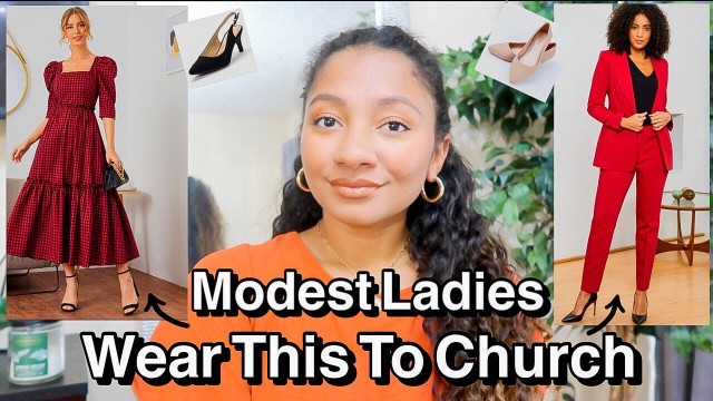 'What to Wear to Church: Church Outfit Ideas, modest church outfits, modest fashion'