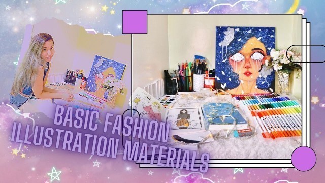 'Basic Fashion Illustration Materials for Beginners + Color Swatch and Where to BUY|  PH'