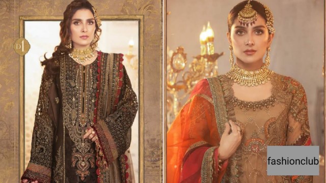 'Maria B Luxury Embroidery Wedding Collection 2021(@Fashion Club)'