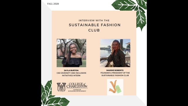 'Sustainable Fashion Club Interview'