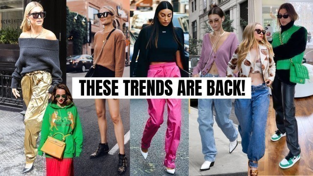 'These Unexpected Fashion Trends Are BACK! - Fall Trends 2021'