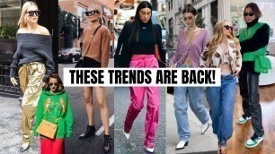 'These Unexpected Fashion Trends Are BACK! - Fall Trends 2021'