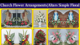 'Church Flower Arrangements | Altars simple floral'