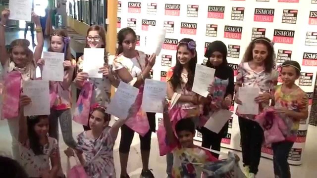 'Esmod Dubai Kids Fashion Workshop July 2014'