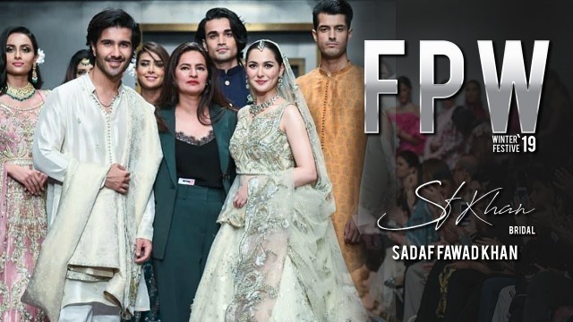 'Sadaf Fawad Khan | Designer | Fashion Pakistan Week 2019 | Winter / Festive | HD'