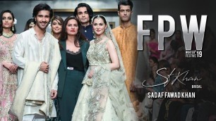 'Sadaf Fawad Khan | Designer | Fashion Pakistan Week 2019 | Winter / Festive | HD'