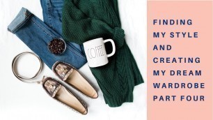 'Finding My Personal Style & Creating My Dream Wardrobe Part 4 With Outfit Formulas *Fashion Over 60*'