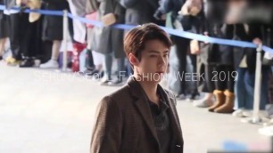 'Oh Sehun / Seoul Fashion Week 2019'