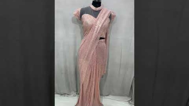 'New ready to wear saree in sequence | Rohit fashion club'