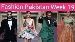 'Fashion Pakistan Week 2019 Day 2 Highlights FPW FPWF19 | Lollywood Talk Pk | NB Reviews'