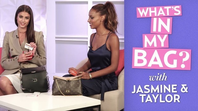 'Victoria\'s Secret Models Jasmine Tookes and Taylor Hill | What\'s in My Bag?'