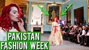 'I WALKED AT PAKISTAN FASHION WEEK & WHY I RAN OFF STAGE LOL | BodmonZaid'