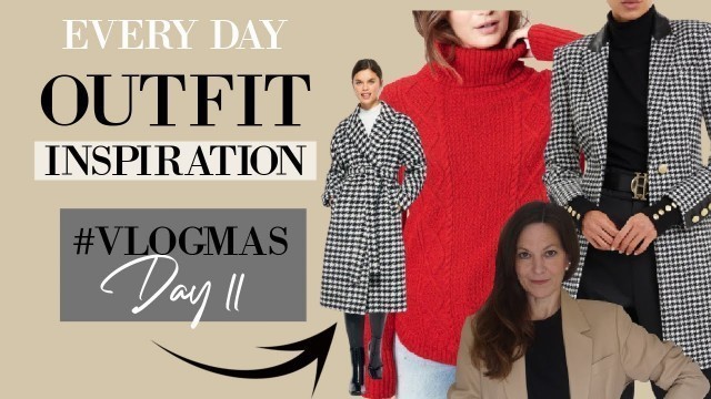 'EVERY DAY Outfit Ideas for OUTFIT#Vlogmas DAY 11 | Fashion Over 40'