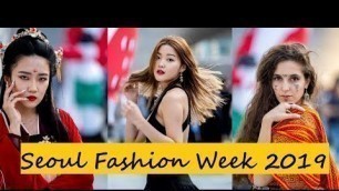 'Seoul Fashion Week 2019, 서울 패션 위크 2019'