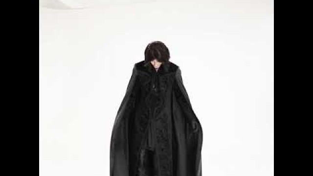 'Men\'s Goth Long Cape Coat WY-934LCM'